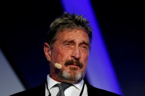 McAfee creator found dead