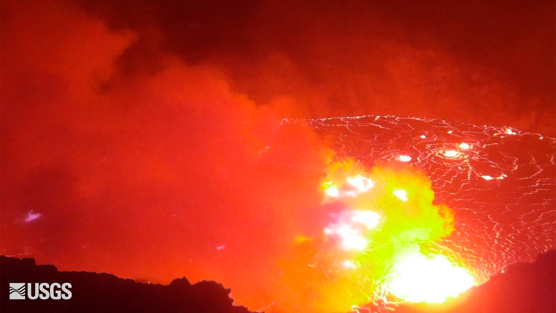 Officials with the U.S. Geological Survey confirmed Wednesday that an eruption has begun in Kilauea volcano’s Halemaumau crater at the volcano’s summit.