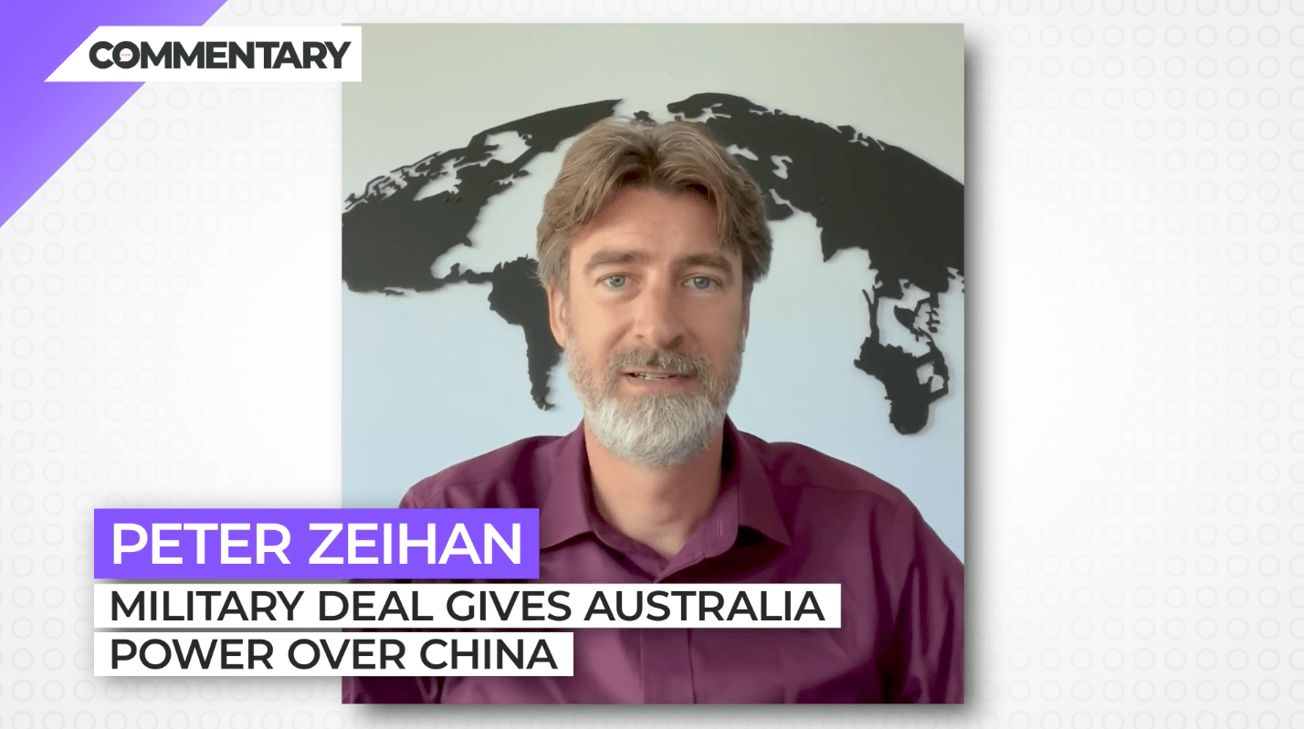 Peter Zeihan says the Australia sub deal is really about China.