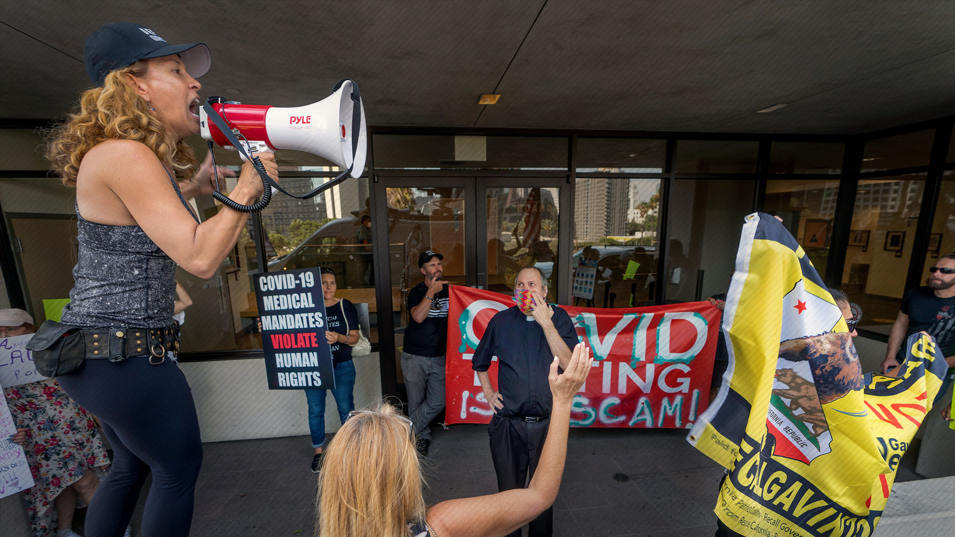 Parent-led protests have led to a spike in threats of violence against school board members, according to the Department of Justice.