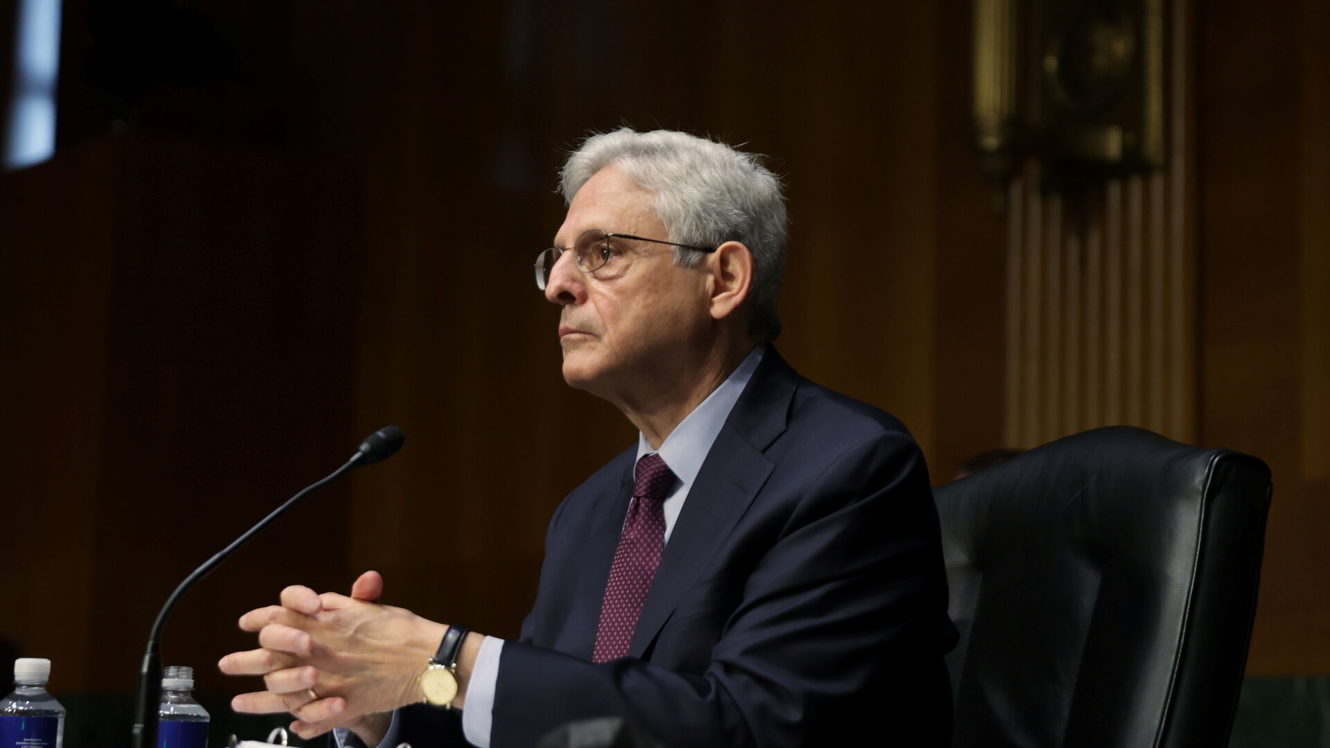 Merrick Garland defended his school board memo Wednesday.