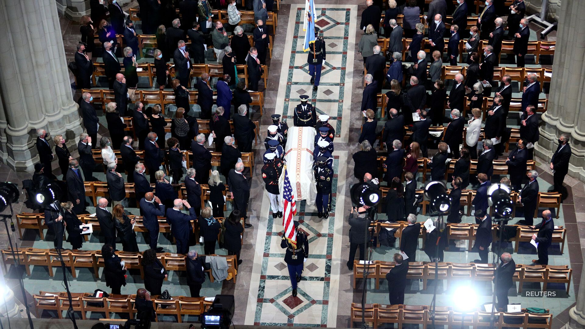 A funeral service for Colin Powell was held Friday.