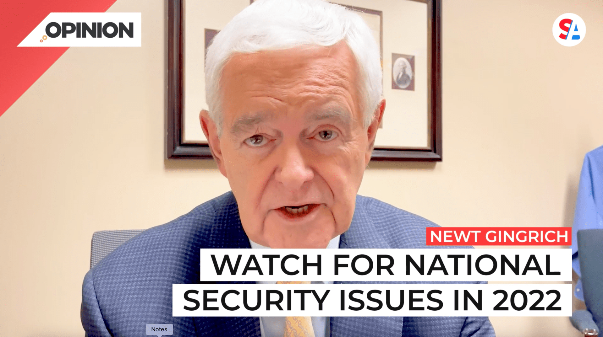 Newt Gingrich warns of national security issues in 2022.