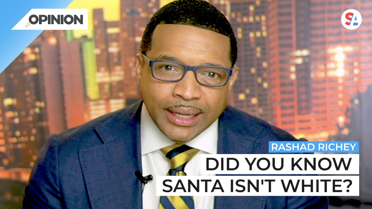 Rashad Richey dispels the myth about white Santa Claus.