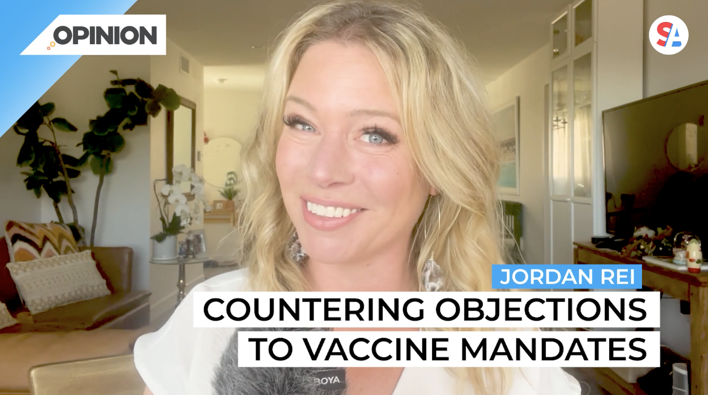 Jordan Reid says it's no problem to refute vaccine mandate objections.