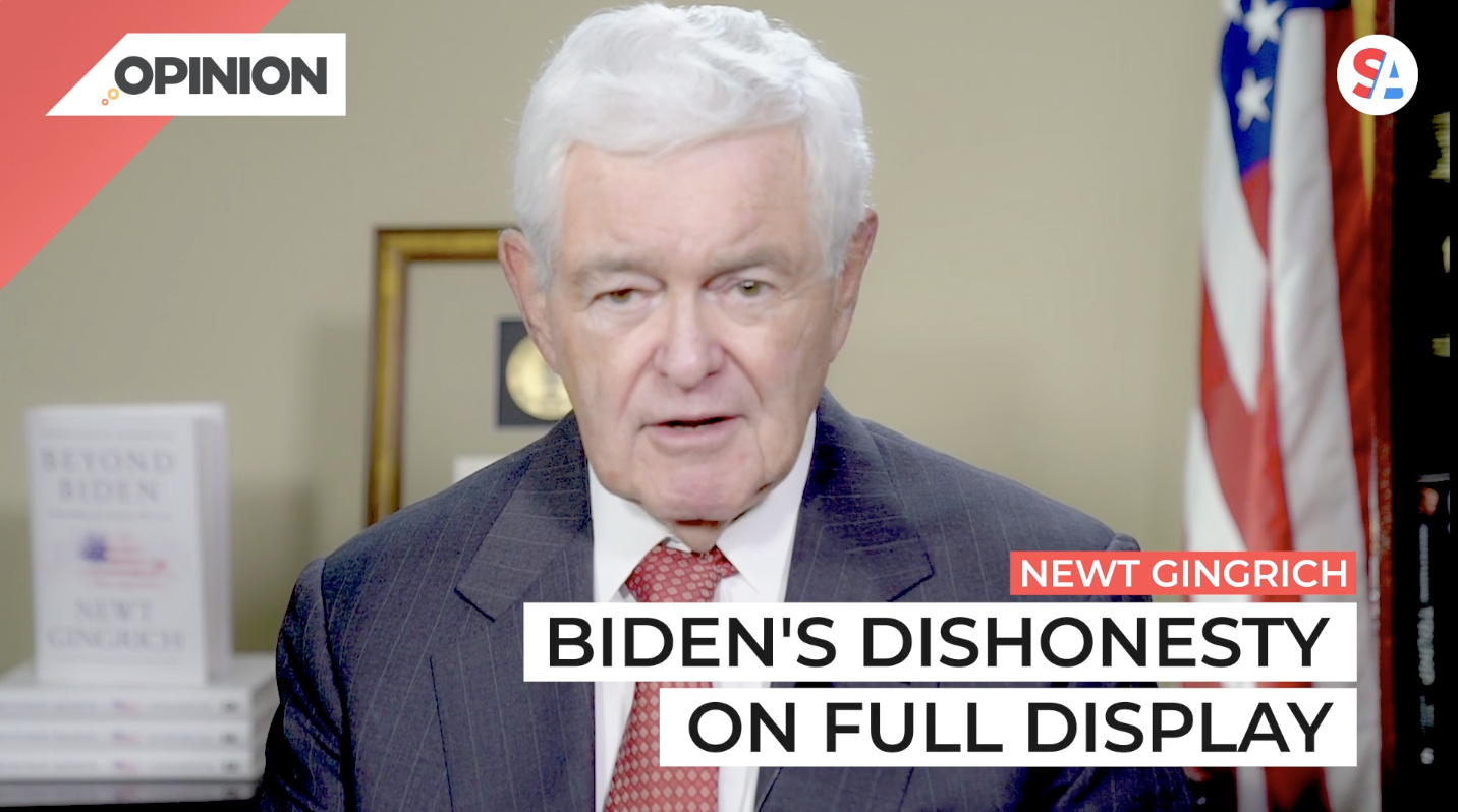 Newt Gingrich analyzes President Biden's dishonesty on display at the news conference to mark his first year in office.