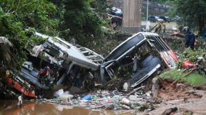 Dozens have been killed after flooding and mudslides hit Brazil.