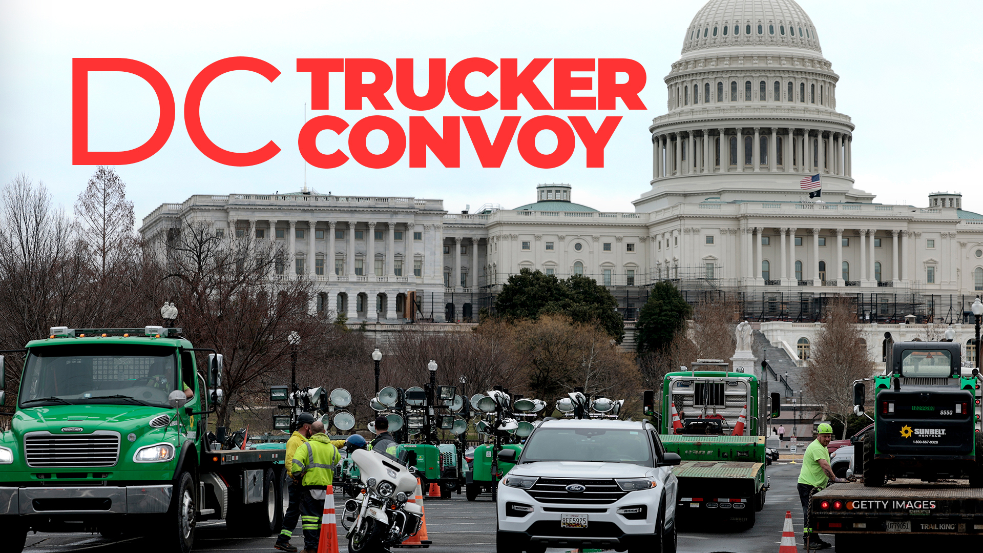 Federal and local officials are preparing following reports indicating multiple trucker convoys are on their way to the Washington, D.C. region.