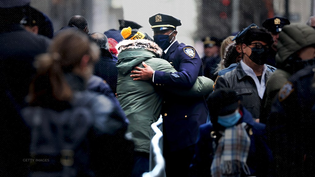 Public demonstrations supporting police appear drastically different than those in 2020 following the murder of George Floyd.