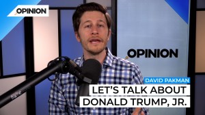 David Pakman says Donald Trump, Jr. is fair game because he posted to his huge social media following.