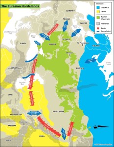 map of the Eurasian Hordelands