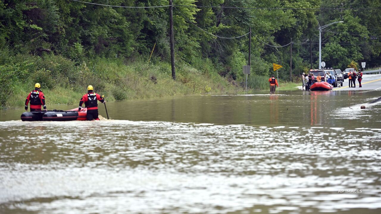 In Kentucky, at least 15 people are dead and entire communities are gone. Torrential rainfall is causing flooding on a massive scale.