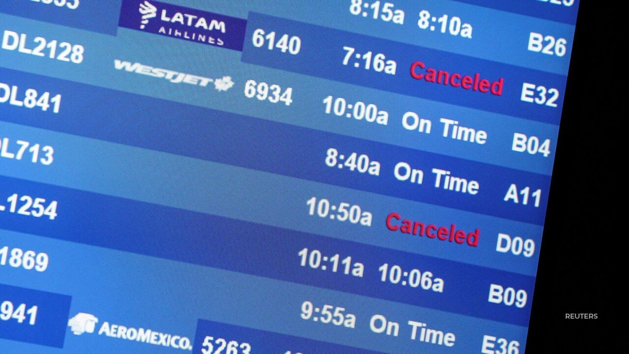 Airlines have cut tens of thousands of scheduled flights in November, struggling with staff shortages since the COVID-19 pandemic.