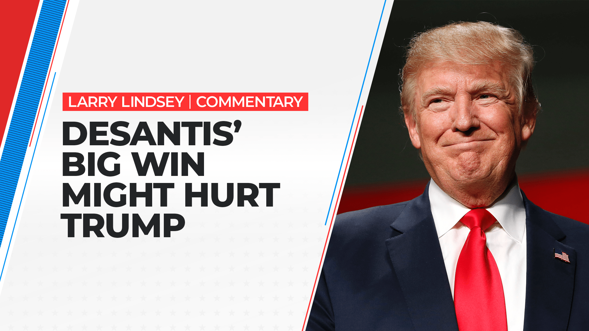 Florida Governor Ron DeSantis' big win by nearly 20 points might indicate tough times for Donald Trump in a potential 2024 showdown.