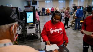 Early voting is underway in the Senate run-off election in Georgia. Incumbent Senator Raphael Warnock faces Republican Herschel Walker.