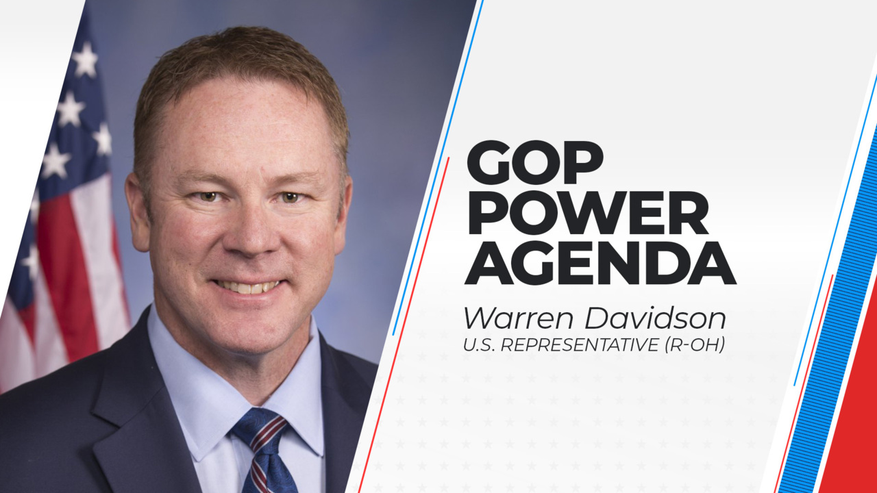 Rep. Warren Davidson (R-OH) weighs in on his District 8 race and the race for senator between Democrat Tim Ryan and Republican J.D. Vance.