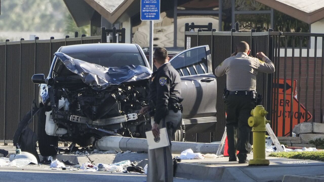 More than 20 recruits of the Los Angeles County Sheriff’s Department were hit by an SUV early Wednesday morning.