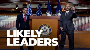 As Pelosi, Hoyer, and Clyburn step aside, their chosen replacements include Hakeem Jeffries, Katherine Clark and Pete Aguilar.