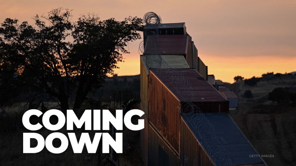 Arizona to remove shipping containers from Mexico border