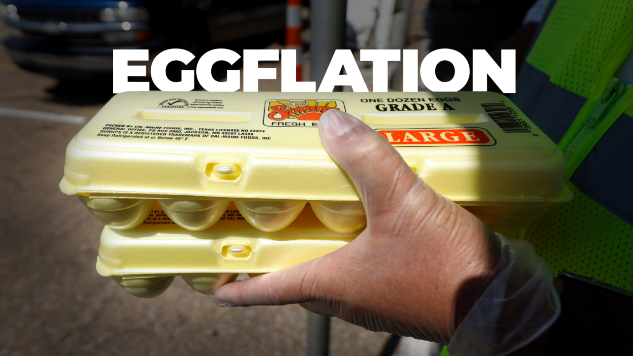 For some, there's nothing left to do but crack up over the price of eggs (if you're not crying in the grocery aisle).