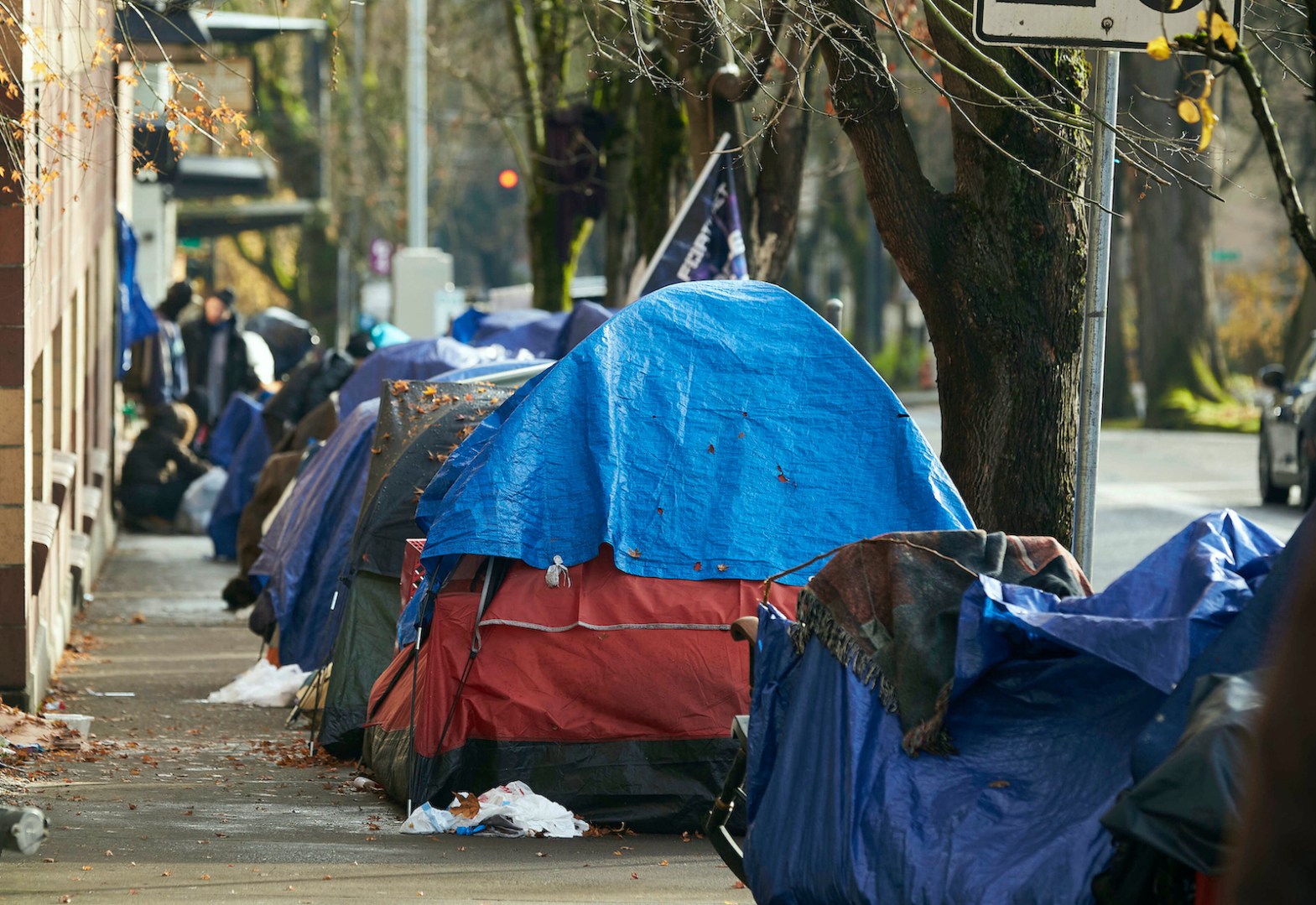 The pandemic lockdowns elminated foot traffic in some U.S. cities. That led to a rise in crime and social decay that may linger for years.