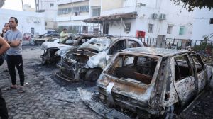 President Biden arrives in Israel a day after a deadly explosion at a Gaza hospital leads to protests across the Middle East.