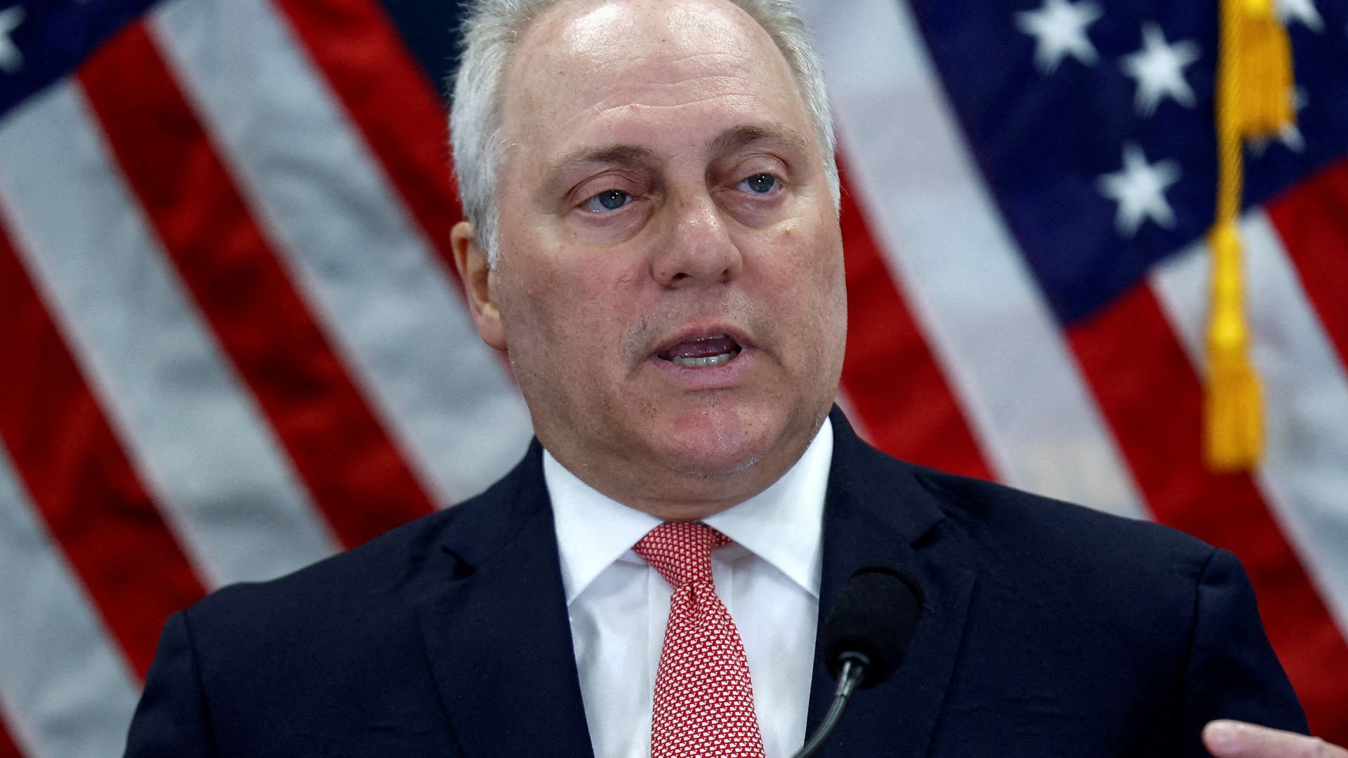 Majority Leader Steve Scalise, R-La., has secured the Republican nomination for House speaker after a secret ballot vote on Wednesday.