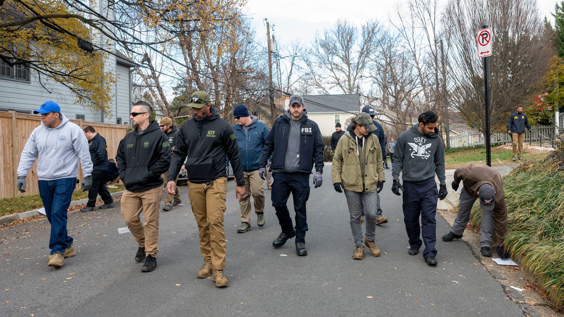 Law enforcement is investigating an explosion that leveled a home in a Washington, D.C., suburb as police tried to serve a search warrant.