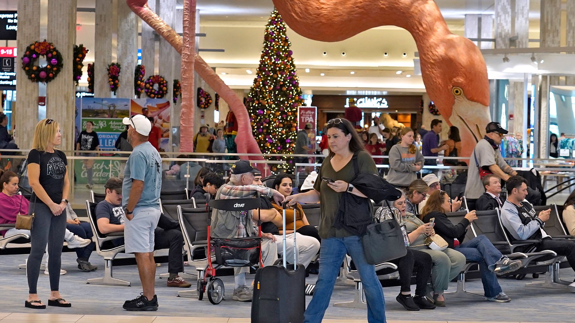 Winter weather put a halt to some holiday travel plans. Snow, freezing rain, and strong winds were reported in the Midwest.