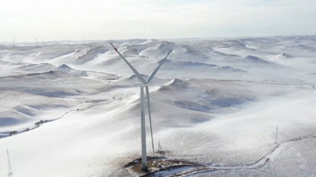 World’s largest energy-producing onshore wind farm goes online in China