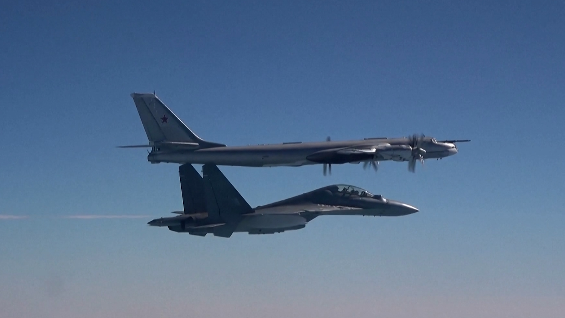 South Korea and Japan deployed fighter jets on Thursday, Dec. 14, after Chinese and Russian military planes entered their air defense zones.