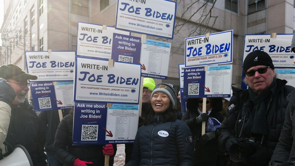 Democratic candidates navigate New Hampshire’s primary election landscape while President Joe Biden's name will not appear on the ballot.