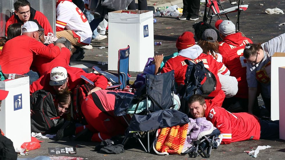 One person is killed and more than 20 are wounded after shots are fired at a parade for the Super Bowl champions.