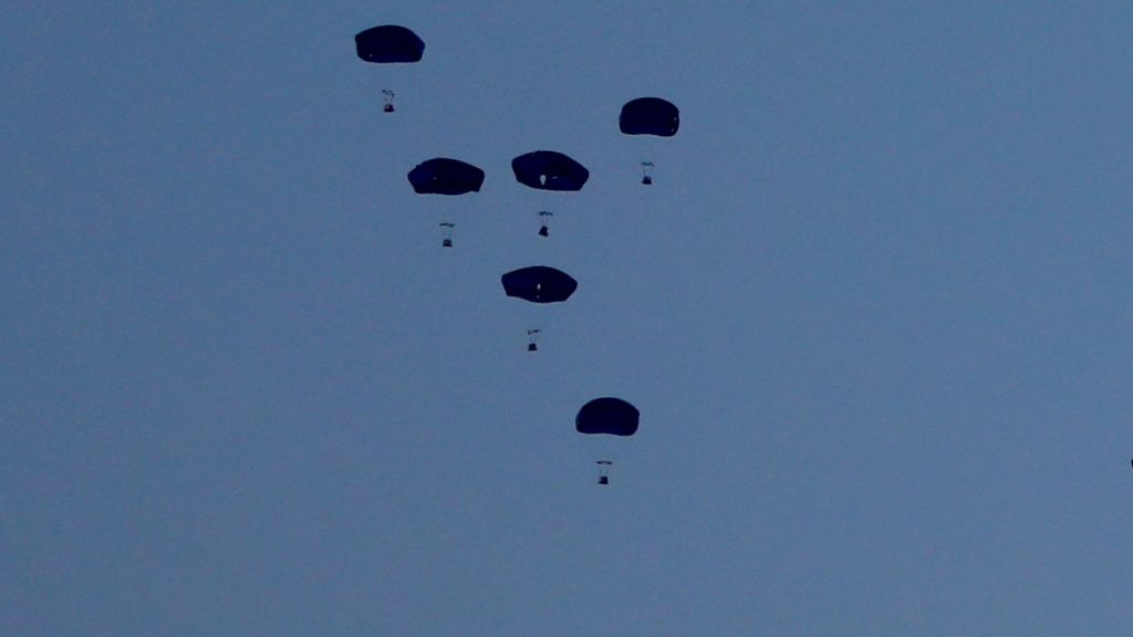 An aid drop killed five people and injured 10 other individuals in Gaza on March 8, as it fell to the ground after a parachute malfunction.