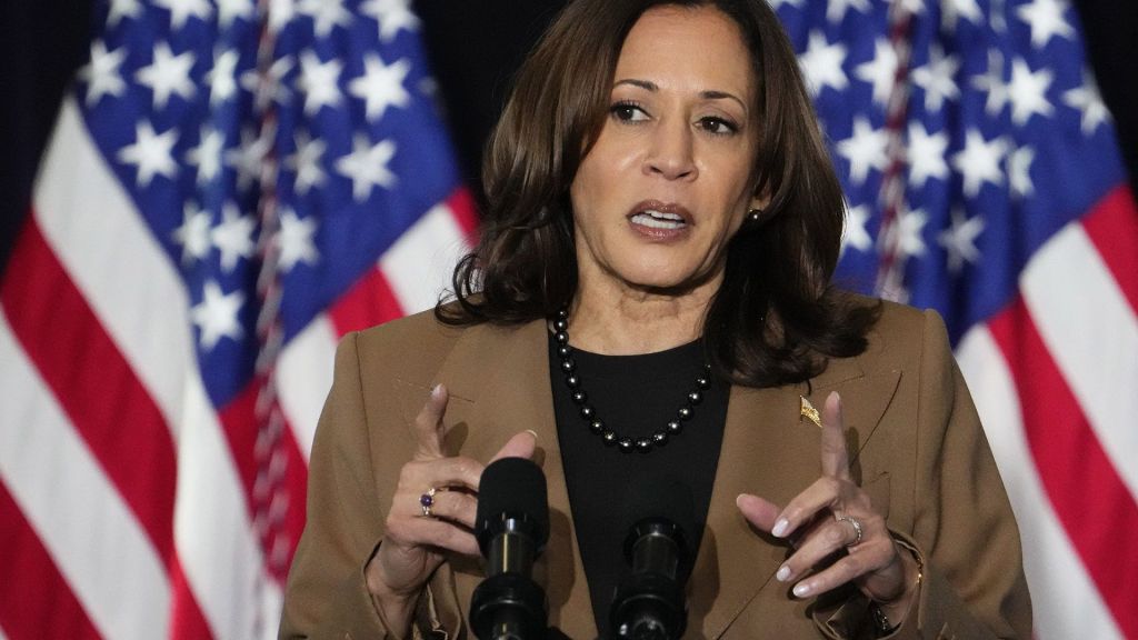 Kamala Harris stated that computer chip workers are "a source of my optimism" and emphasized their skilled work.