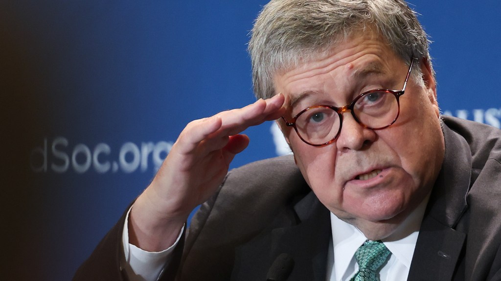 Bill Barr urges prosecutors to drop charges against Donald Trump, citing the public's election verdict as a reason to move on.