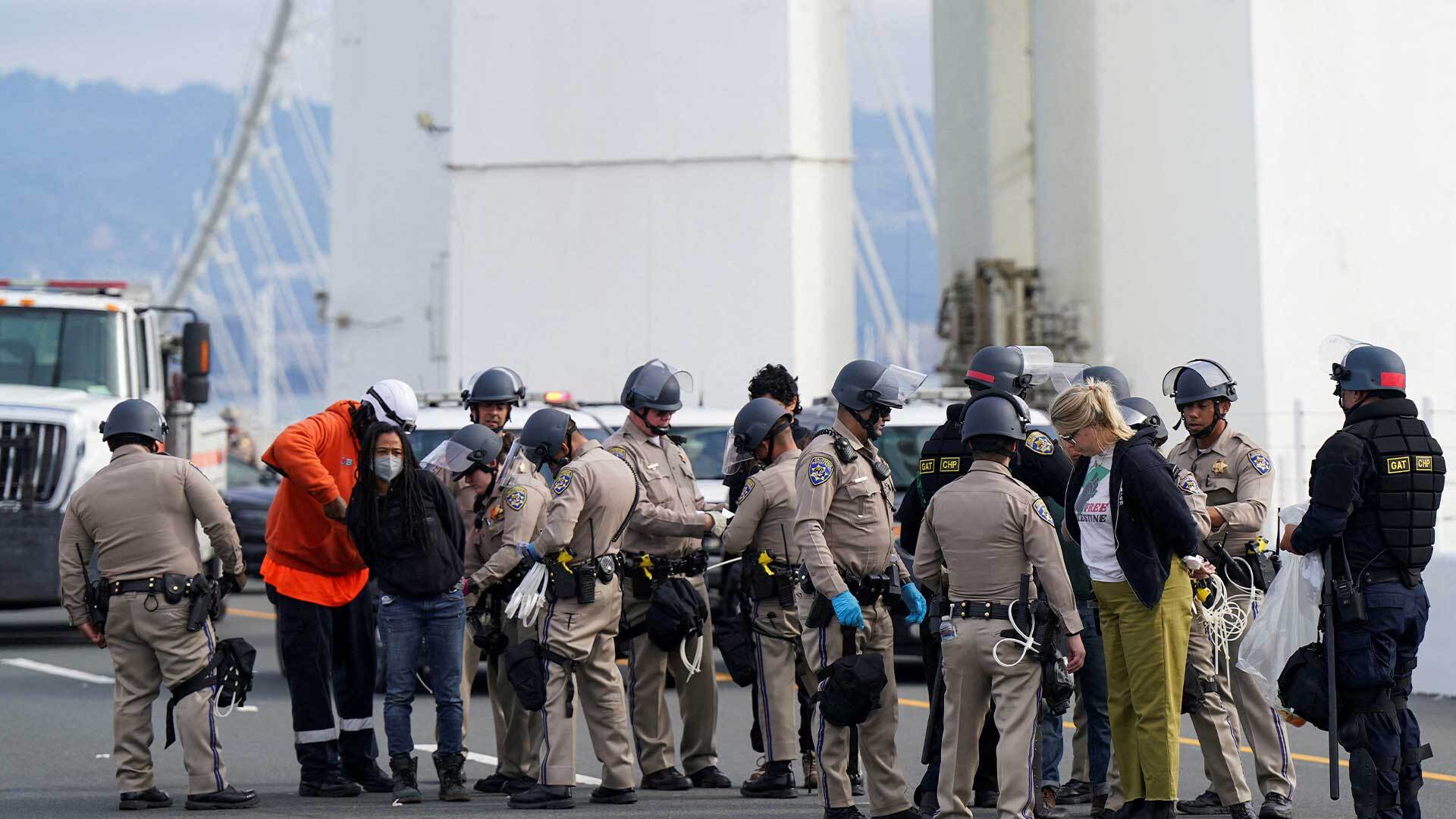 San Francisco's DA seeks restitution for drivers trapped during a pro-Palestinian protest on the Golden Gate Bridge.