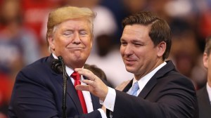 Former President Donald Trump and Florida Gov. Ron DeSantis, R, met in Miami to discuss fundraising strategies.