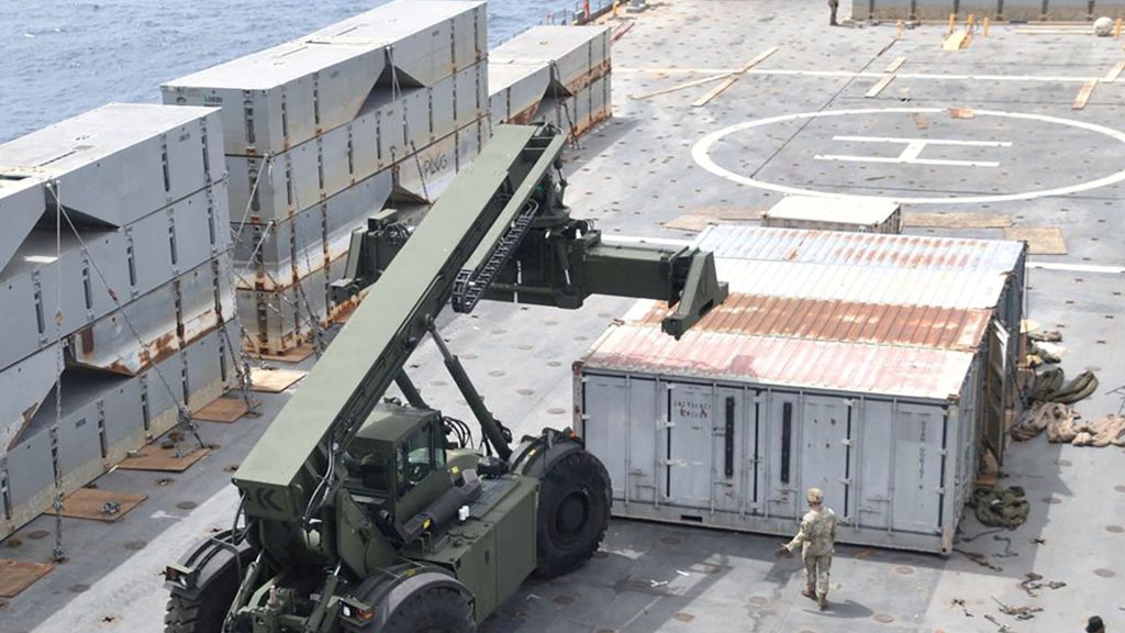 Aid deliveries in Gaza suspended after US-built pier damaged