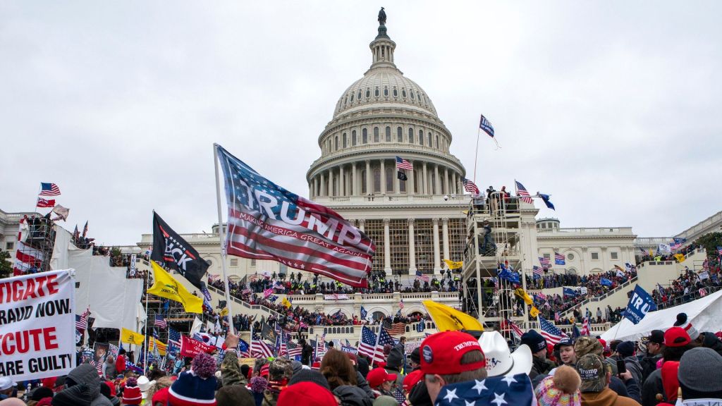 Trump openly admitted at a rally to asking Secret Service to join insurrectionists, contradicting past accounts.