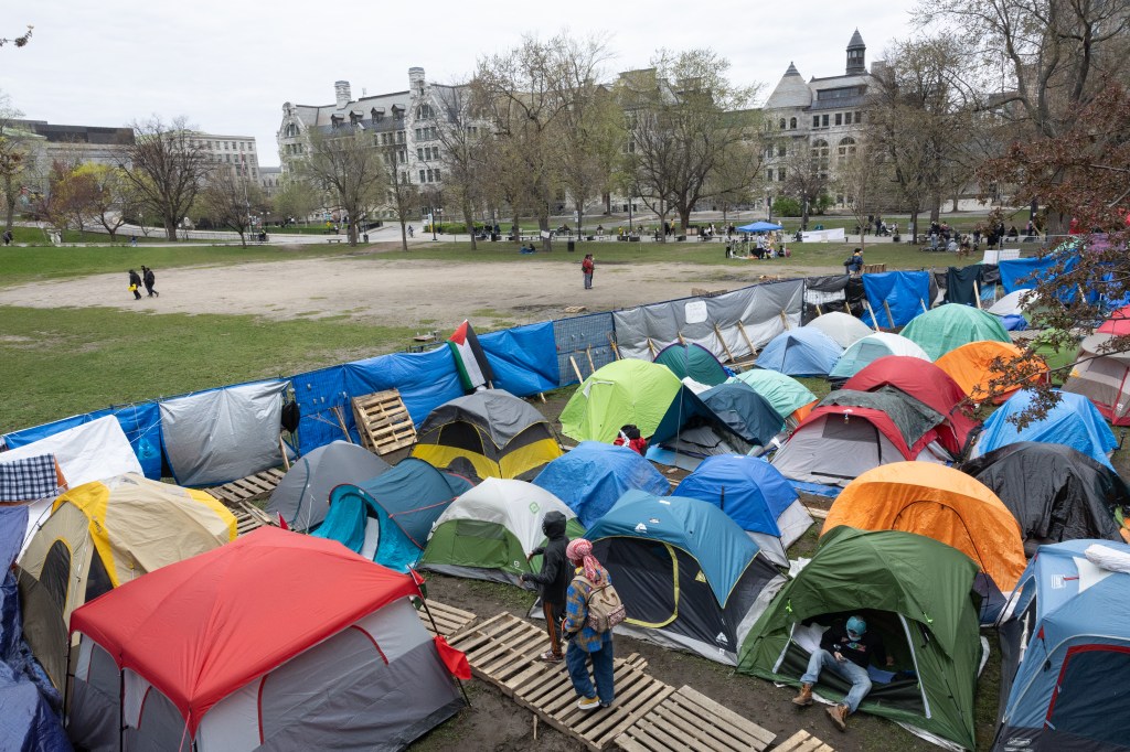 Pro-Palestinian encampment