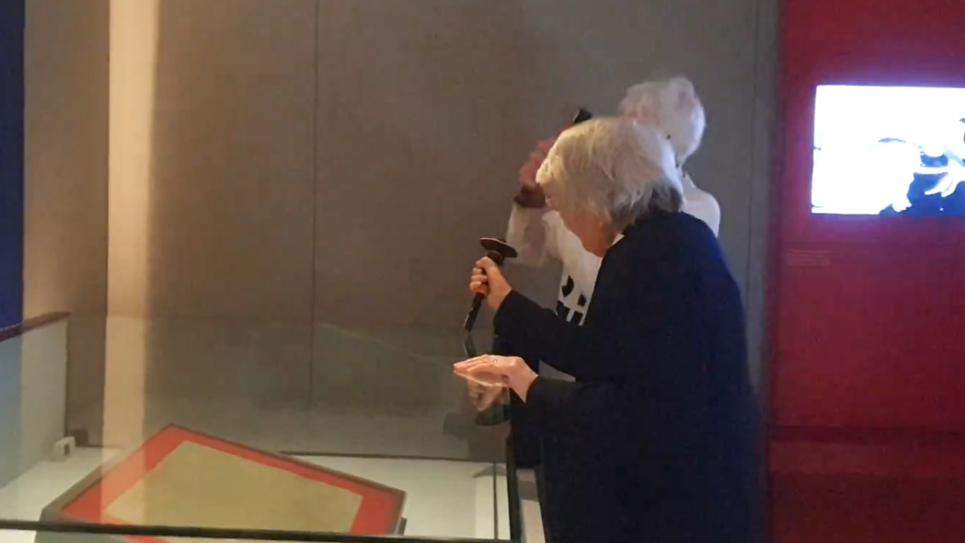 Two women have been arrested after damaging the glass case protecting the Magna Carta, which is believed to be the foundation of Western democracy.