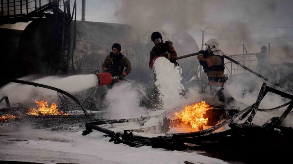 Russian airstrikes damage Ukrainian energy facilities