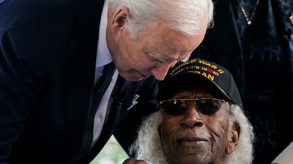 President Joe Biden is among the dozens of world leaders who are commemorating the 80th anniversary of D-Day in France.