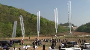 The battle of the balloons continues. Under the cover of darkness, North Korean defectors sent more balloons from south to north Thursday. 