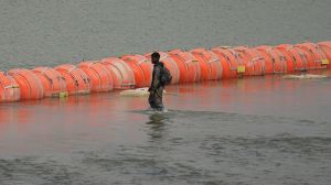 The court ruled that Texas can keep the buoys in the Rio Grande River while a larger lawsuit on their legality continues.