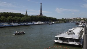 Olympic triathlon training sessions scheduled to take place in Paris’ famed Seine River were canceled due to water contamination levels.