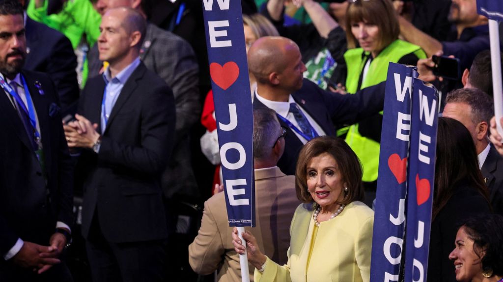 House Speaker Emerita Nancy Pelosi praised President Joe Biden for his accomplishments during the Democratic National Convention.