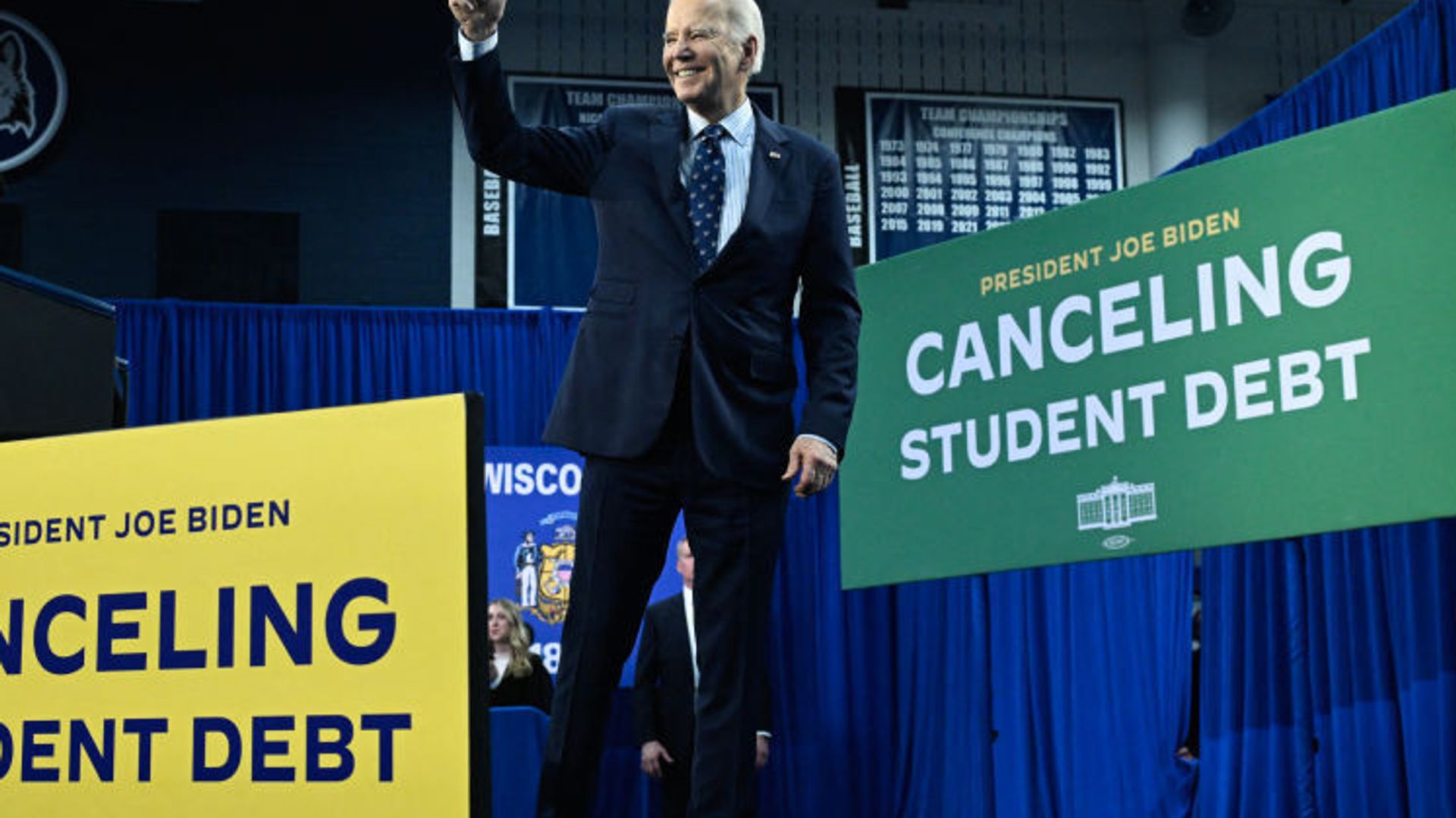 Around 943,000 people have had their student loans forgiven by the federal government over U.S. President Joe Biden's term in office.