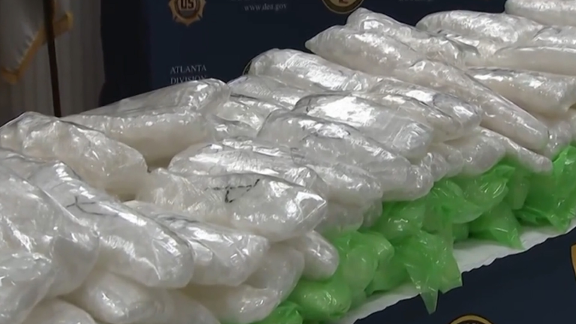 DEA agents seized nearly 2,600 lbs. of meth disguised as a celery delivery at a Georgia farmers' market near Atlanta.